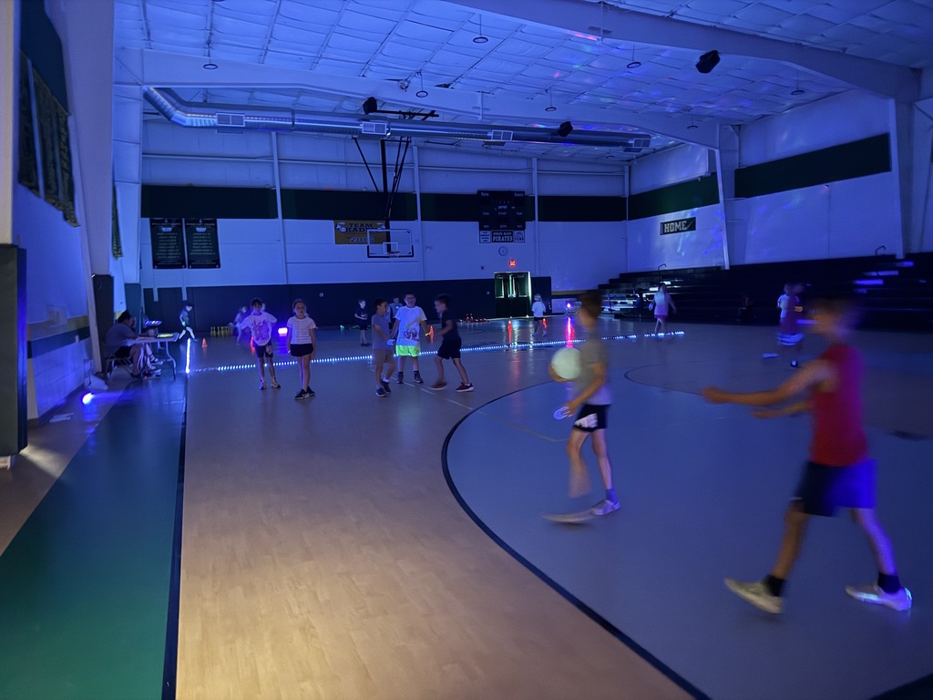 students at our glow party