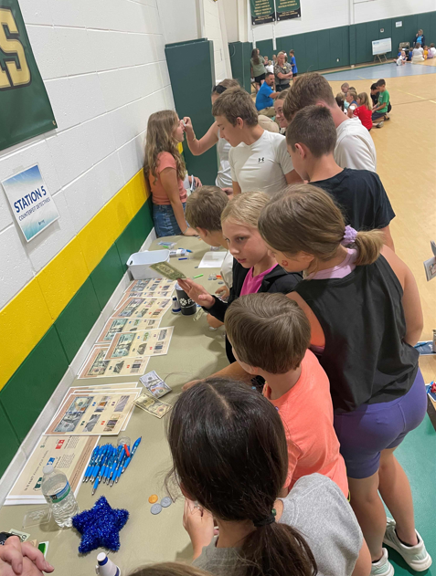 FCNB talking to summer school students