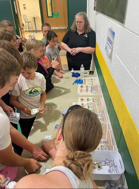 FCNB talking to summer school students