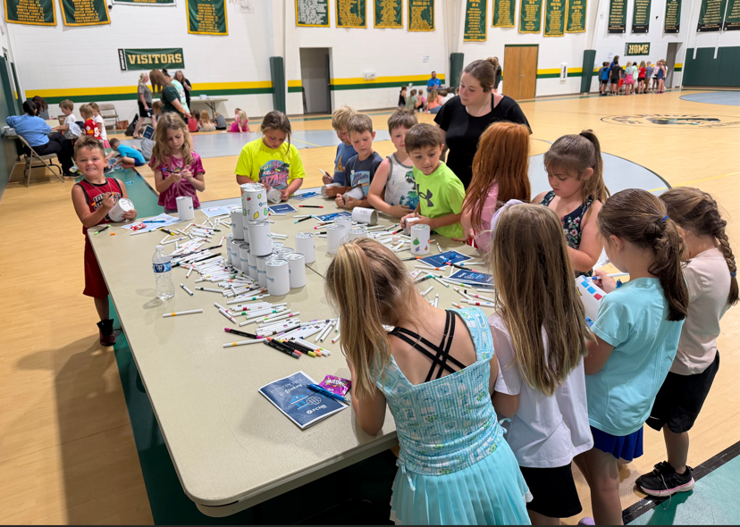FCNB talking to summer school students