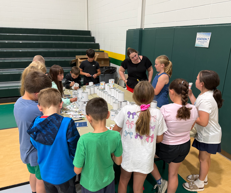 FCNB talking to summer school students