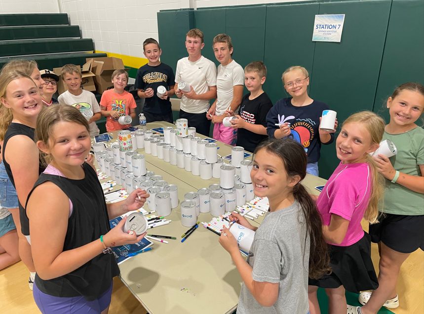 FCNB talking to summer school students