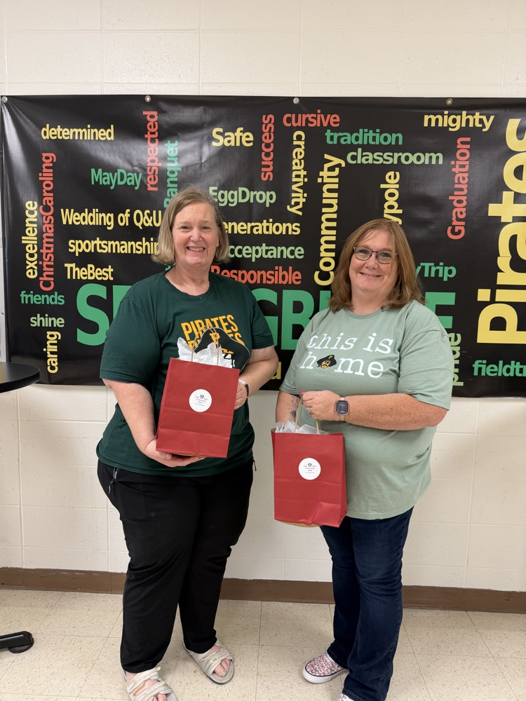new staff with gift bags 
