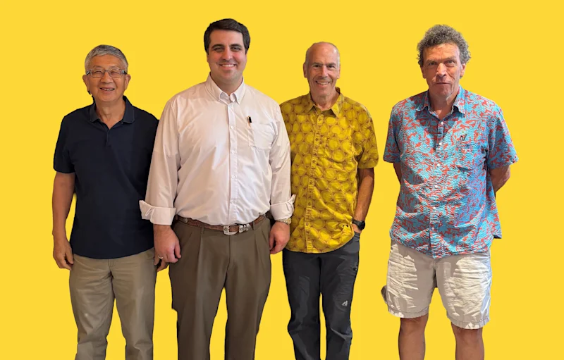 Mitch Winkler, Huey Tang, Phillip Rowell, and Charles Reed