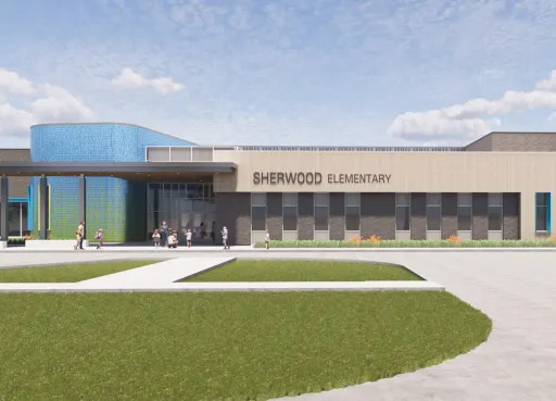 New Sherwood Elementary render