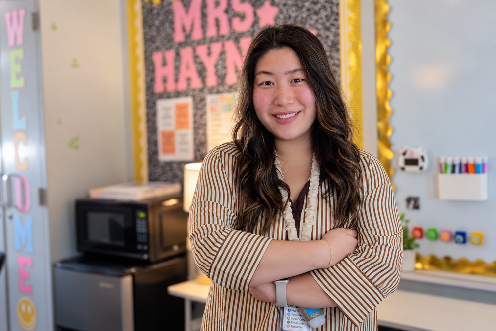 Hayes in the classroom