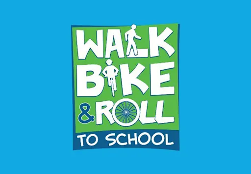 Walk Bike & Roll to School (banner)