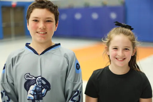 Nicholas Lapham and Reece Cipra smiling