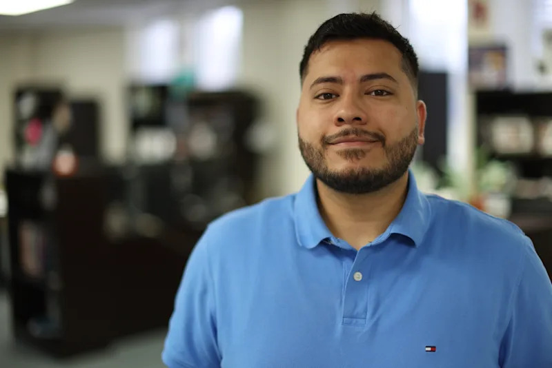 Ezikiel Medrano smiling