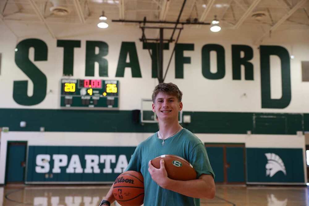 Stratford High School's Cody Hansen
