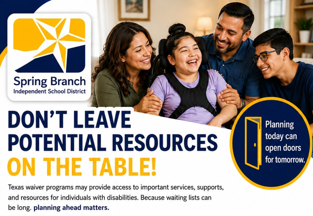 Image showing adults supporting a student with special needs.