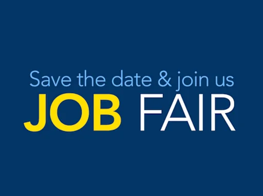 save the date & join us, job fair