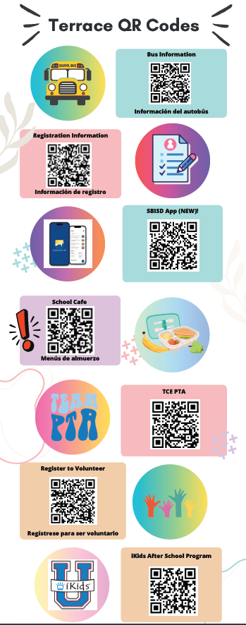 TCE Helpful QR Codes