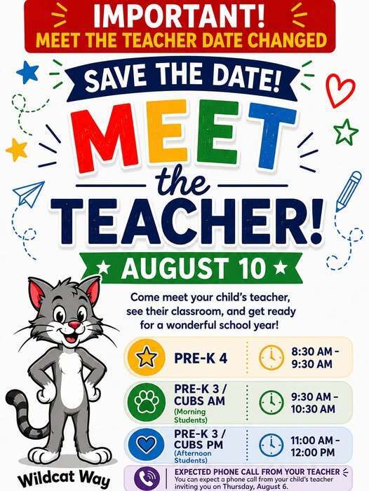 Meet The Teacher Flyer