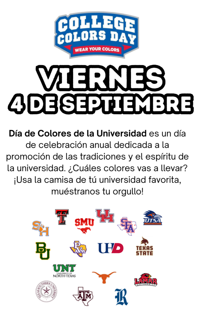 Información acerca del primer día temático del año escolar.