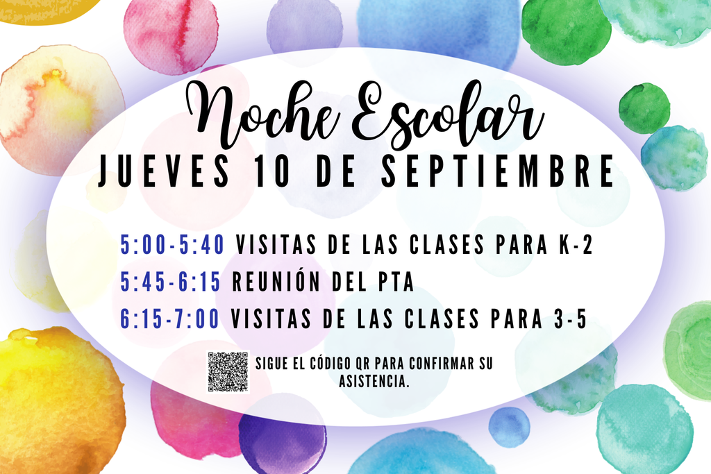 Información acerca de la Noche Escolar