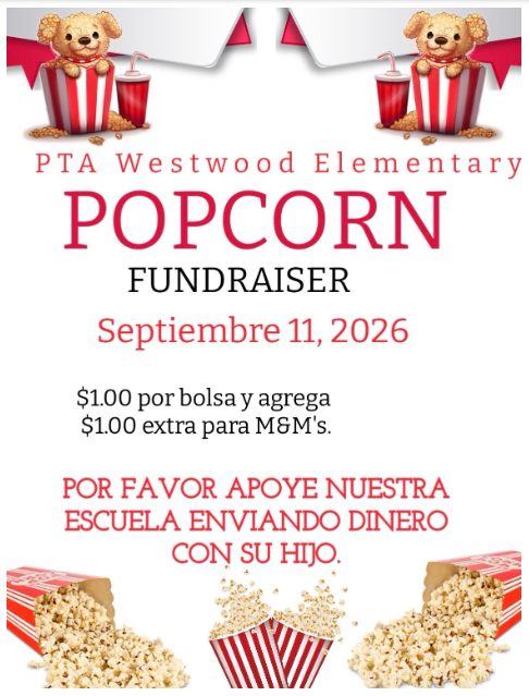 SPan Popcorn Sale Flyer