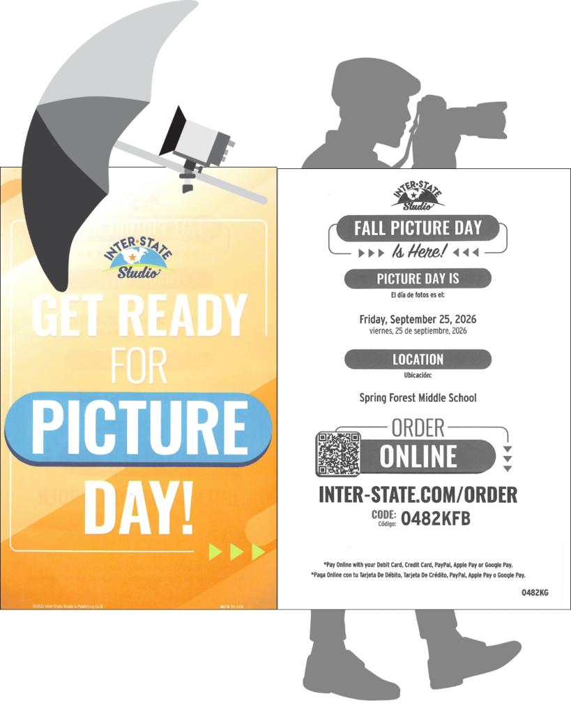 picture day flyer September 25