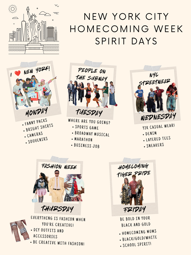 Homecoming Flyer with Spirit Days