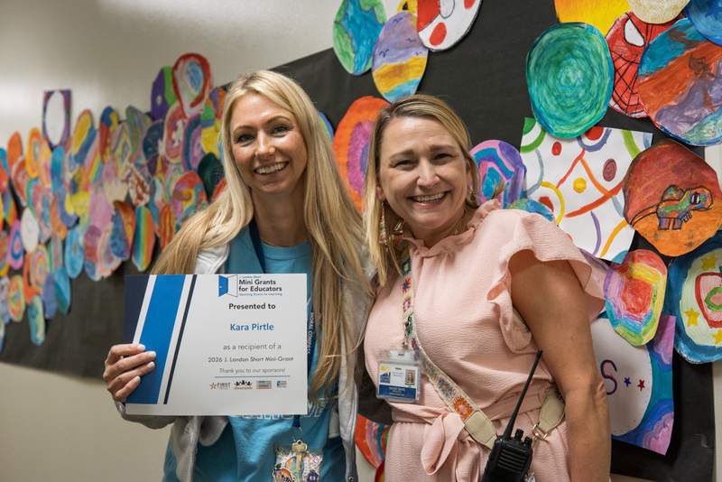 Art teacher grant winner