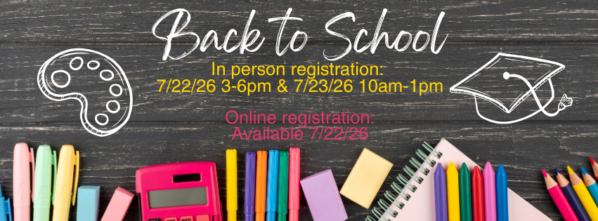 Back to school registration information