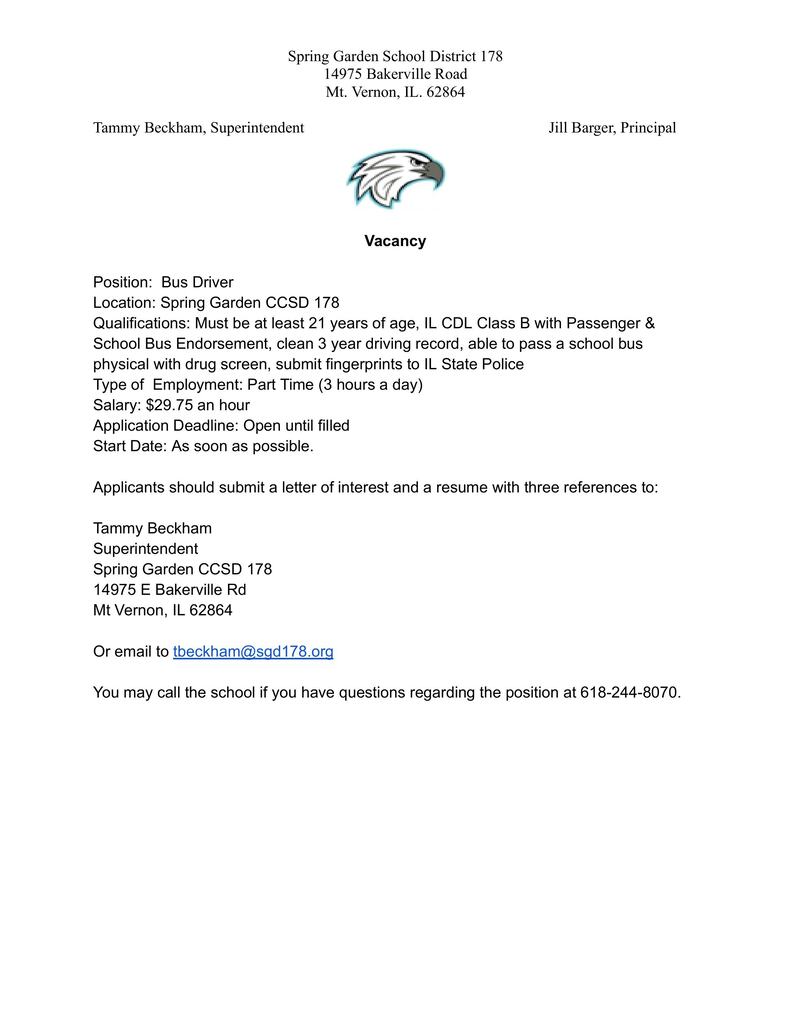 Vacancy