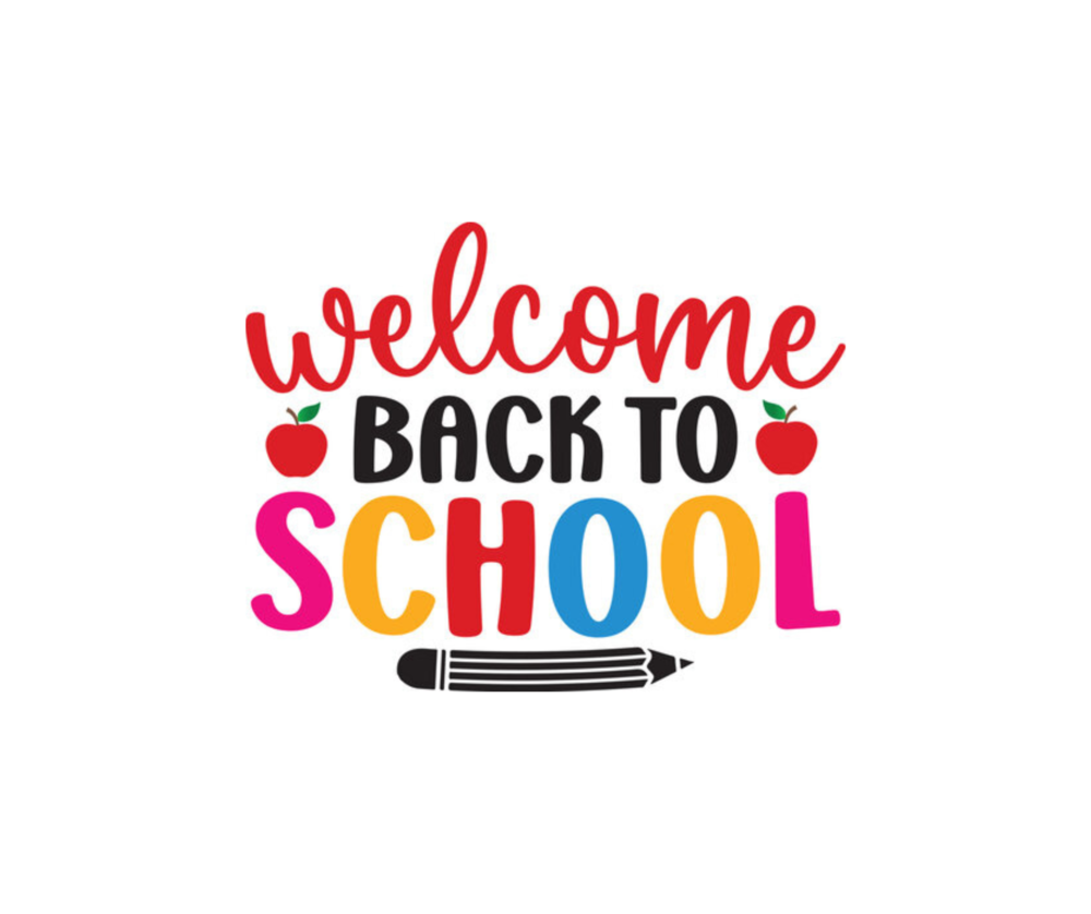 welcome back to school graphic