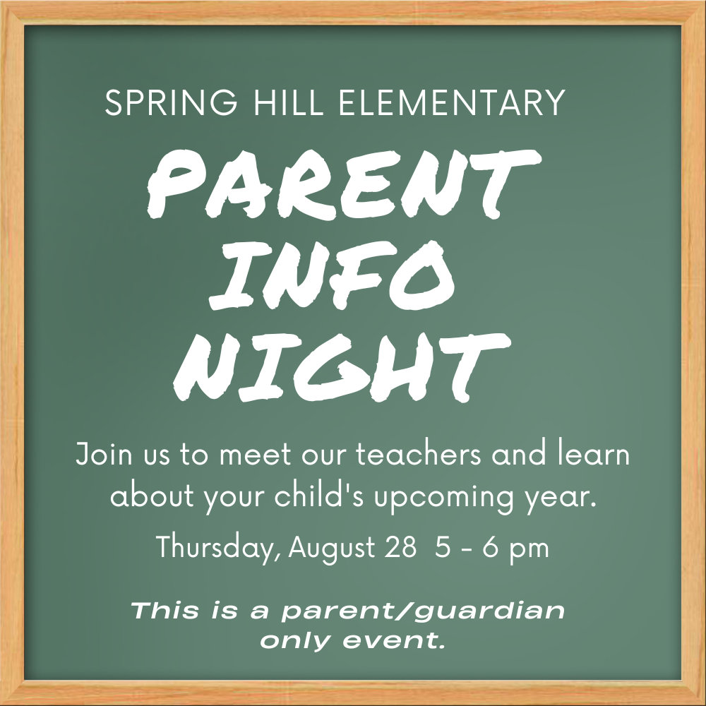 Back to School Info