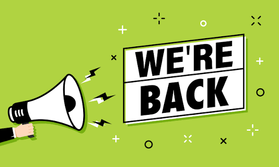 We are back!