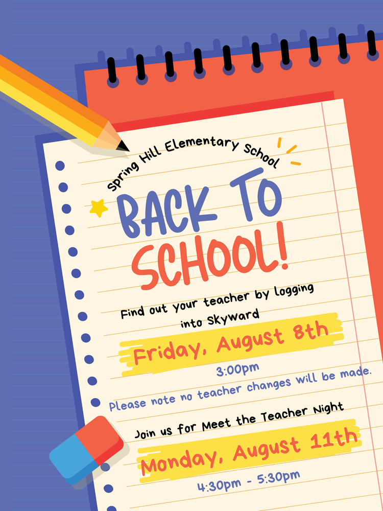 Back to School Info