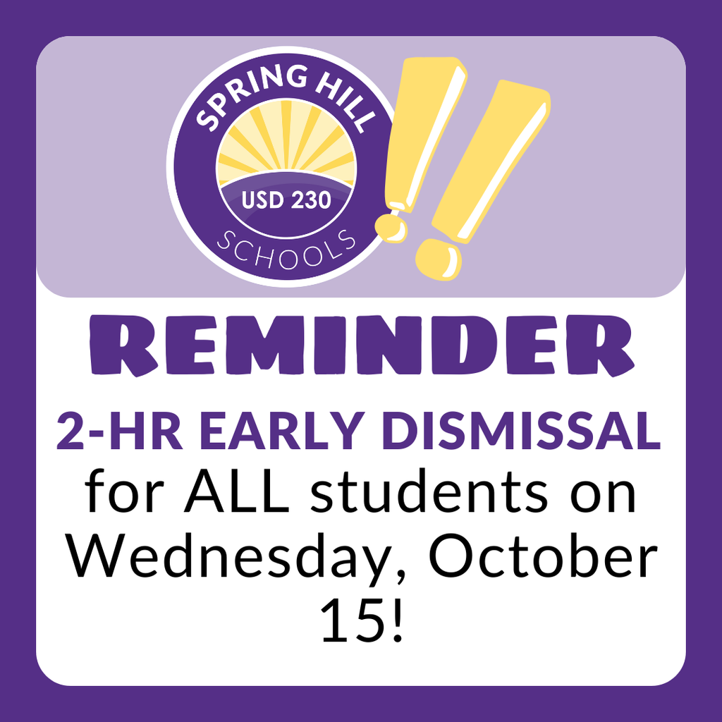 2-hour early dismissal