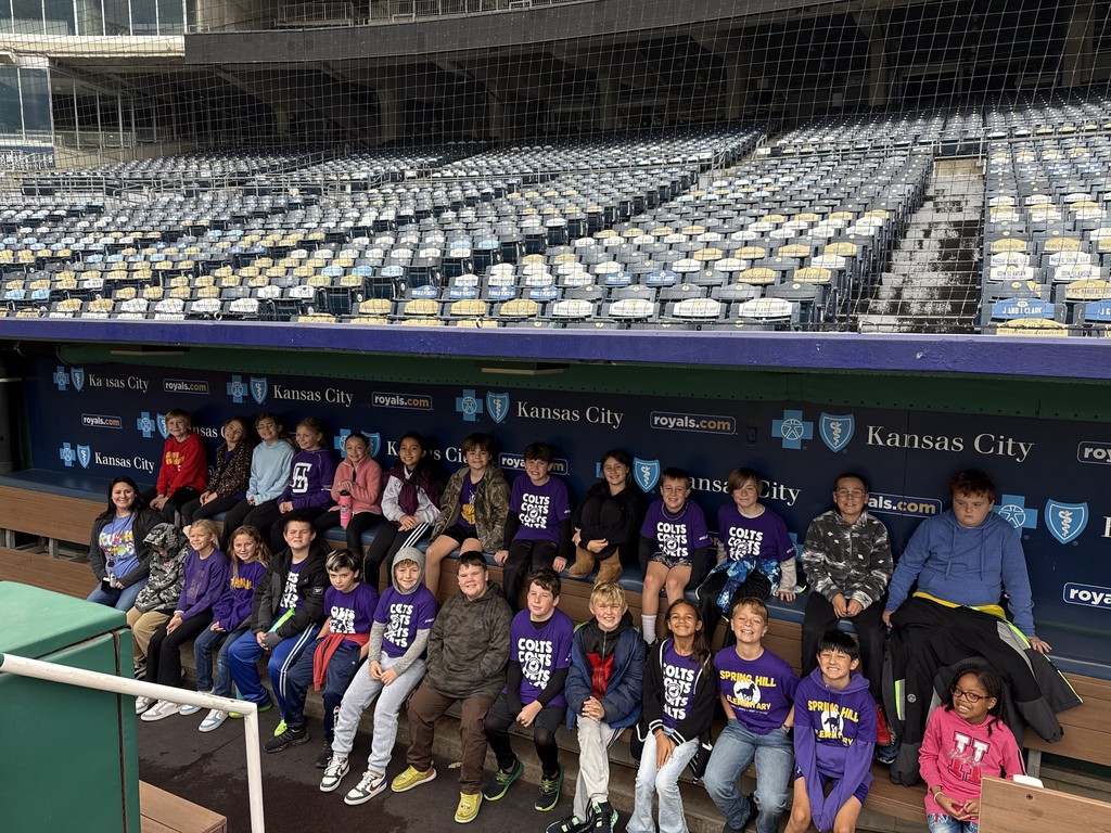 4th grade Kauffman Stadium visit