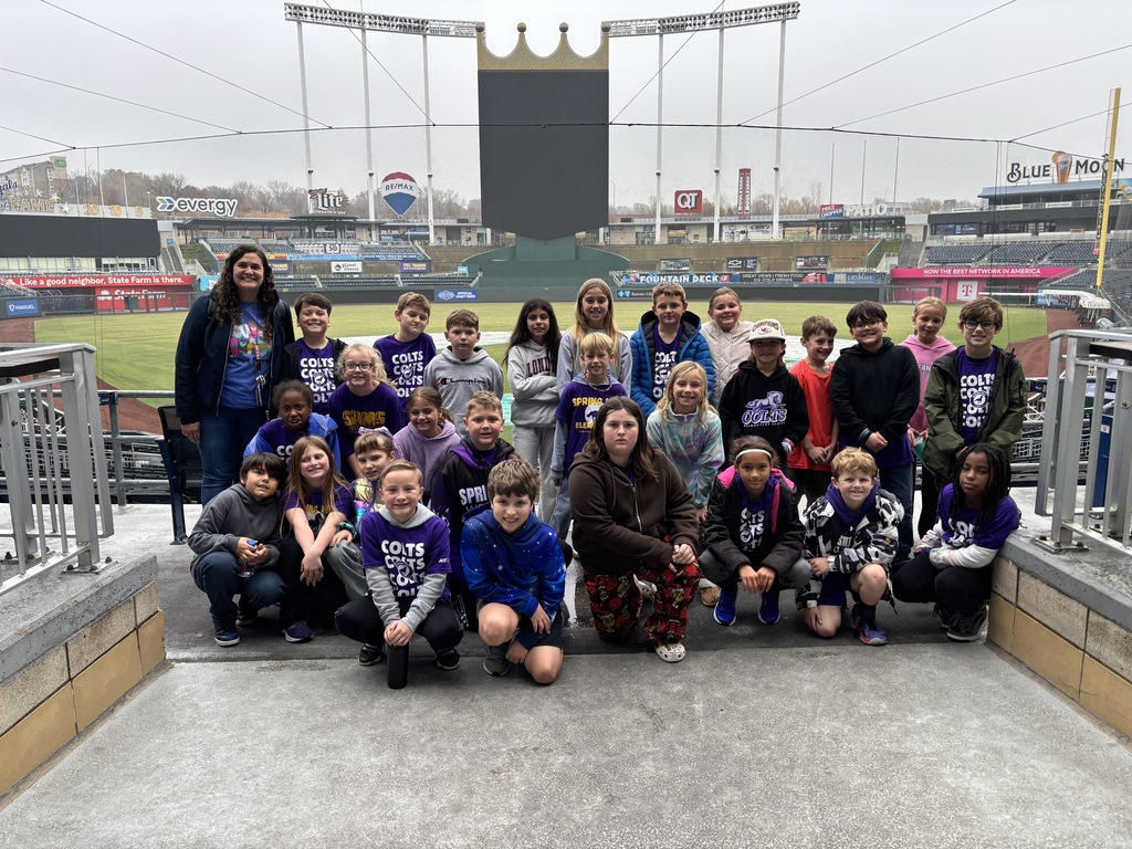 4th grade Kauffman Stadium visit