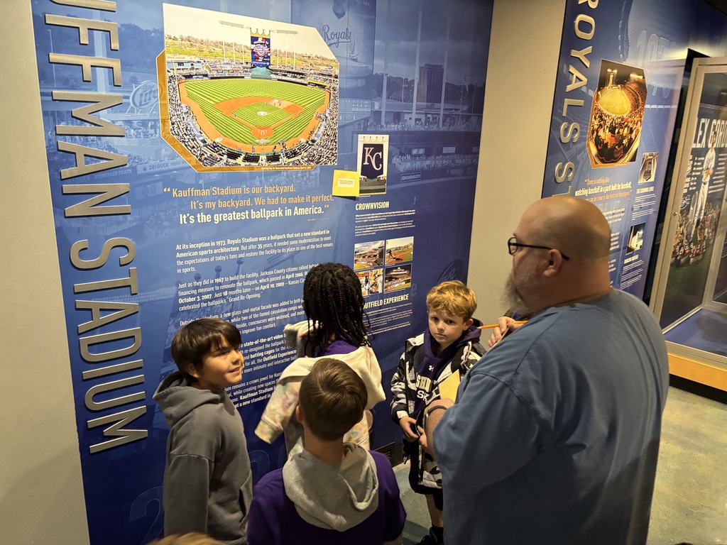 4th grade Kauffman Stadium visit
