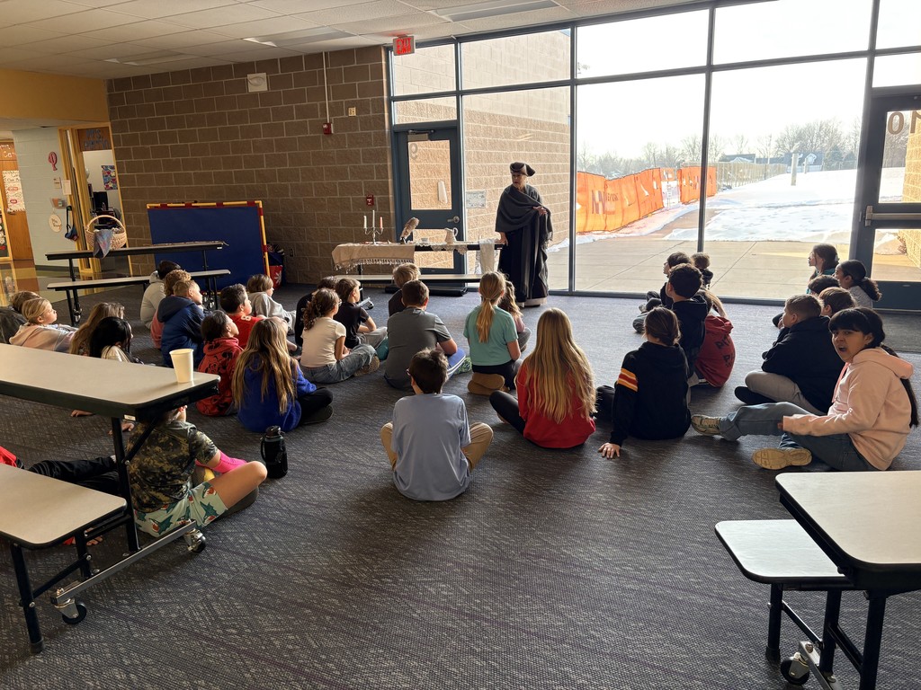 Guest speaker in fourth grade