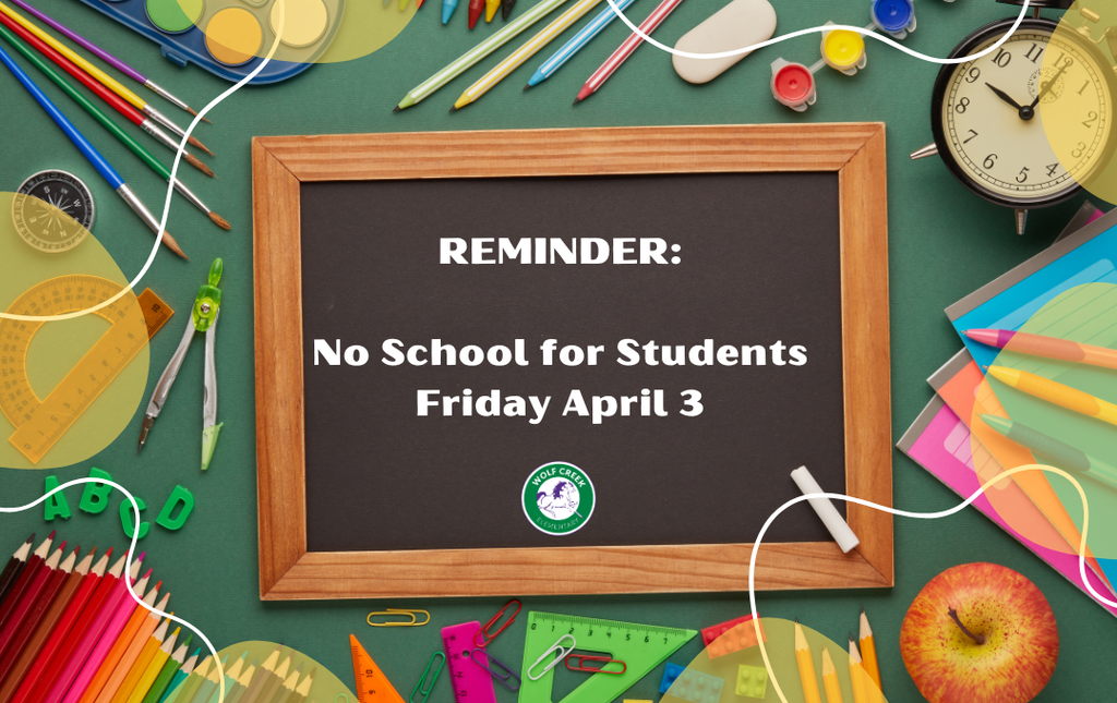 No School April 3