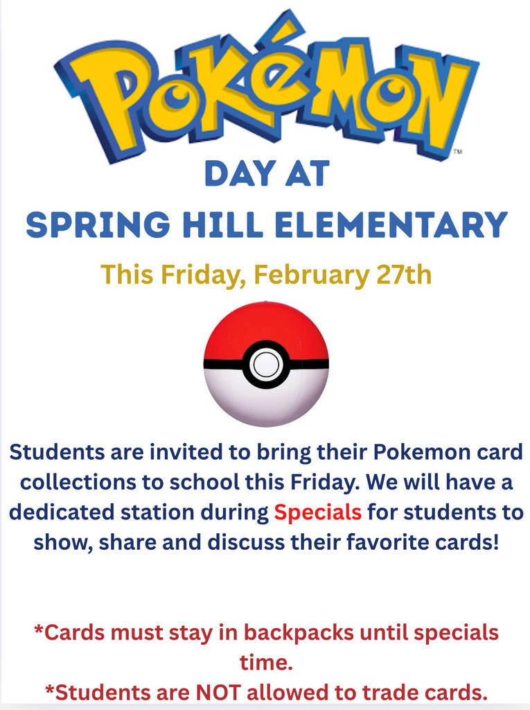 Pokemon Day Friday, February 27
