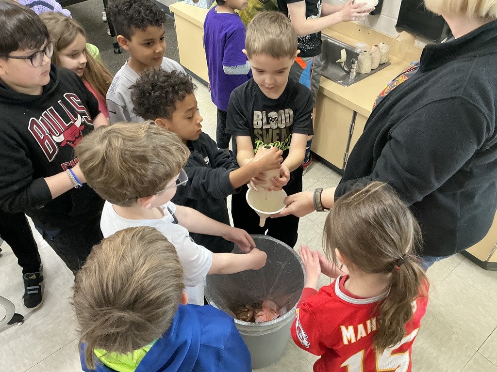 Elementary students participate in hands-on learning