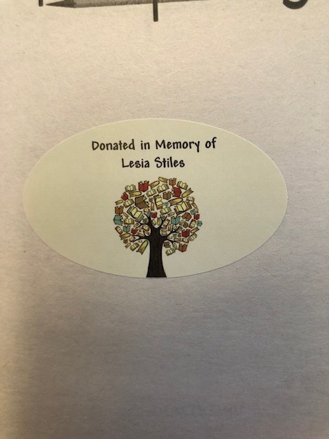 donation in memory sticker