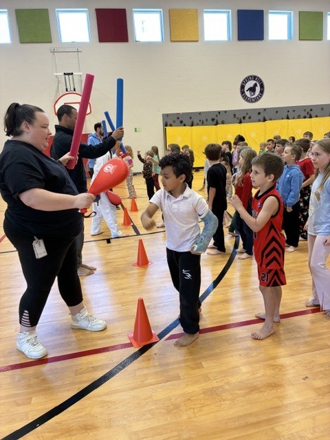 students practicing Taekwondo no information