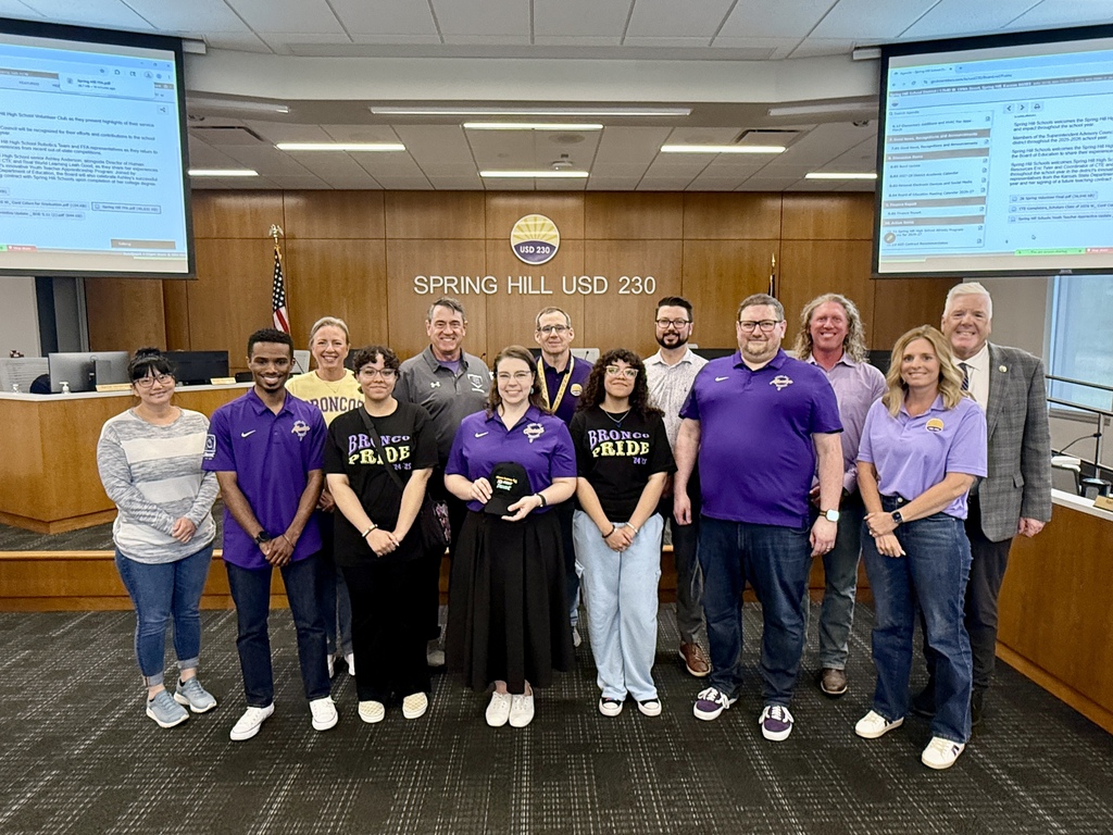 Representatives of SHHS Robotics at May 11 BOE Meeting