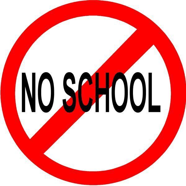 no school