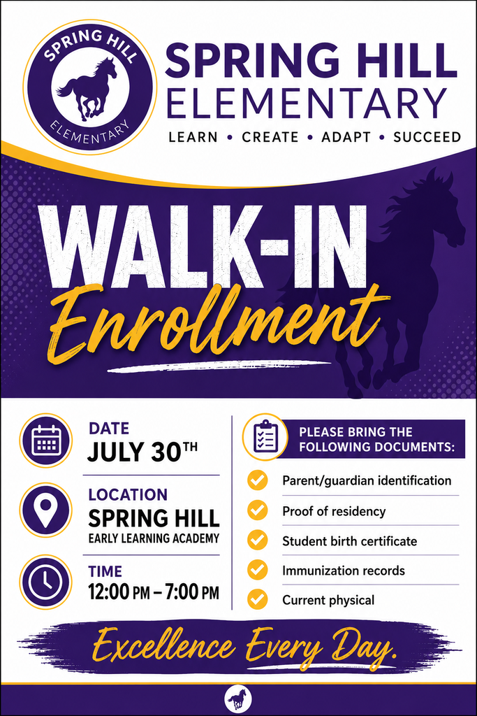 Walk In Enrollment Information