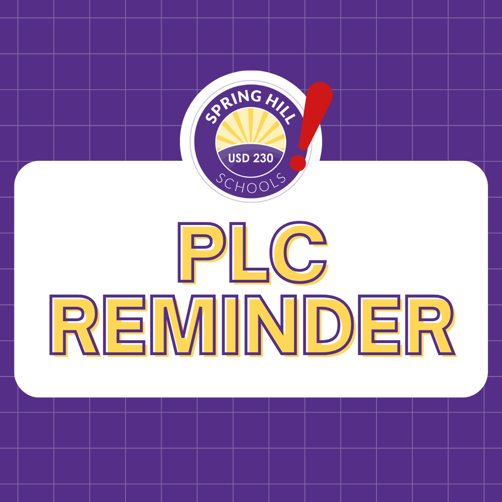 PLC Reminder