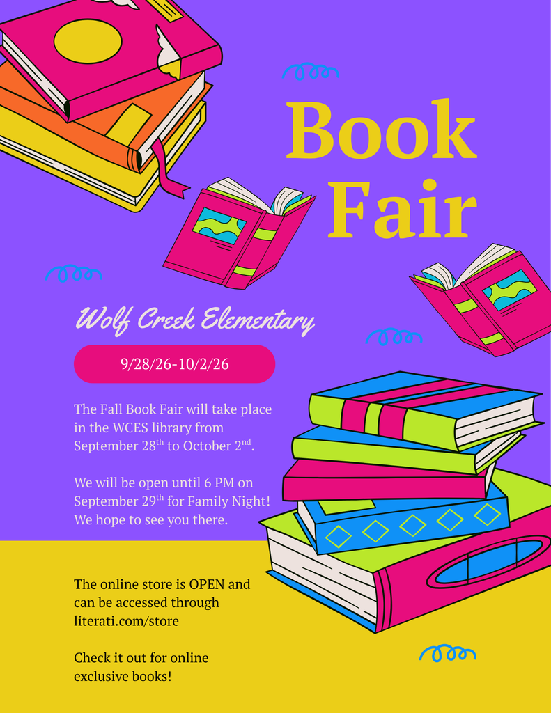 Fall Book Fair Flyer