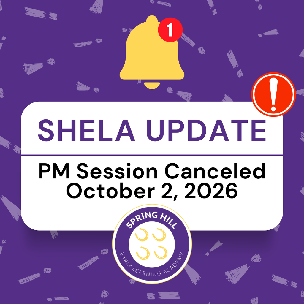 SHELA Update: PM Session Canceled October 2, 2026