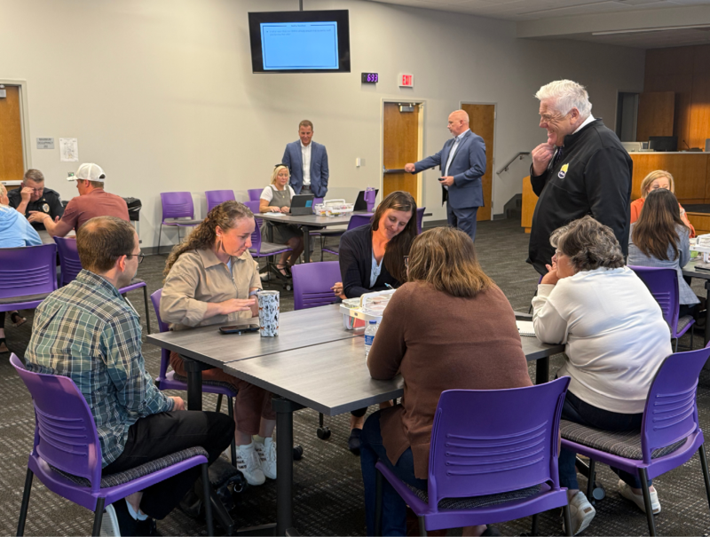 School Safety in Focus meeting smal group discussion