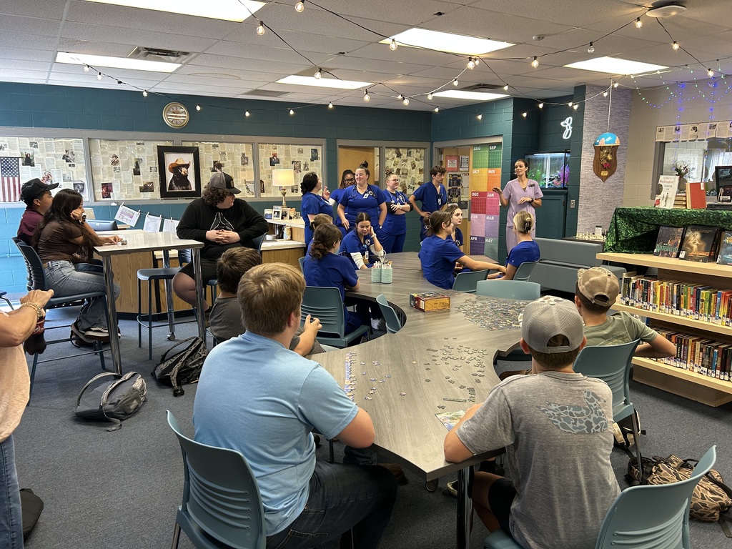 SAU Nursing students talk to high school students 