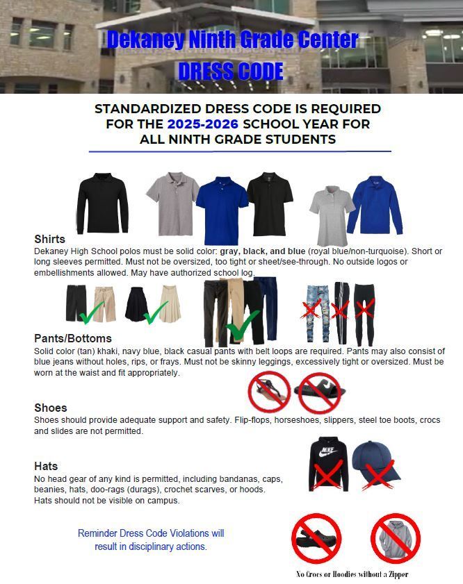 2025 DHS9 Dress Code