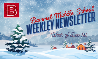 Bammel Newsletter, Week of Dec. 1st
